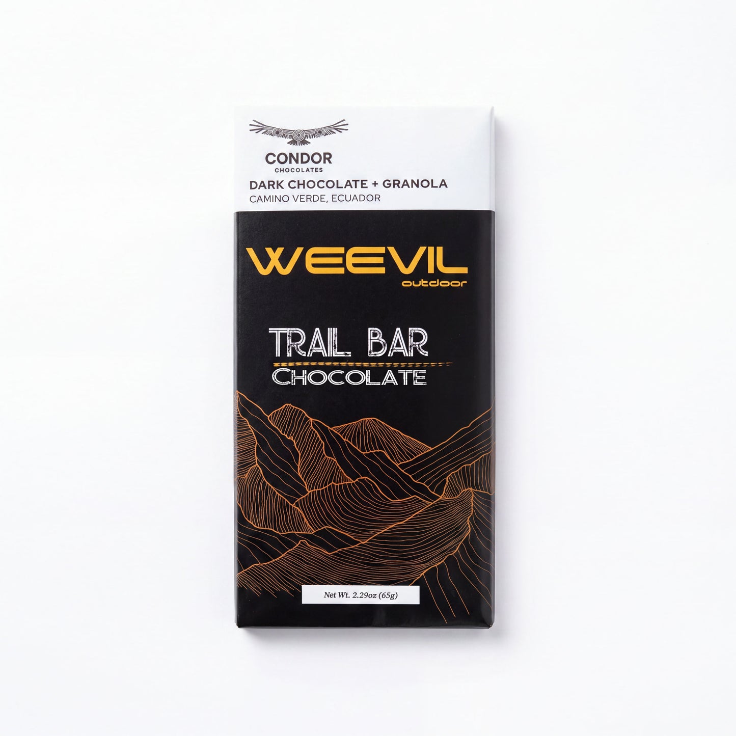 Weevil x Condor, Trail Bar - 72% Dark Chocolate + Granola