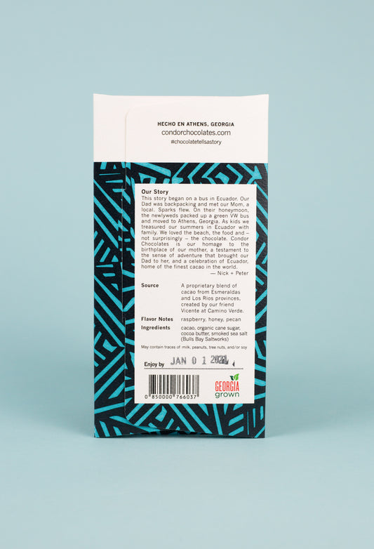 72% Dark Chocolate + Smoked Sea Salt - Case