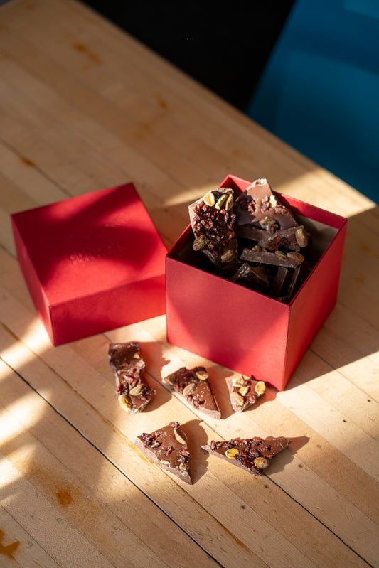 Pomegranate Pistachio Bark