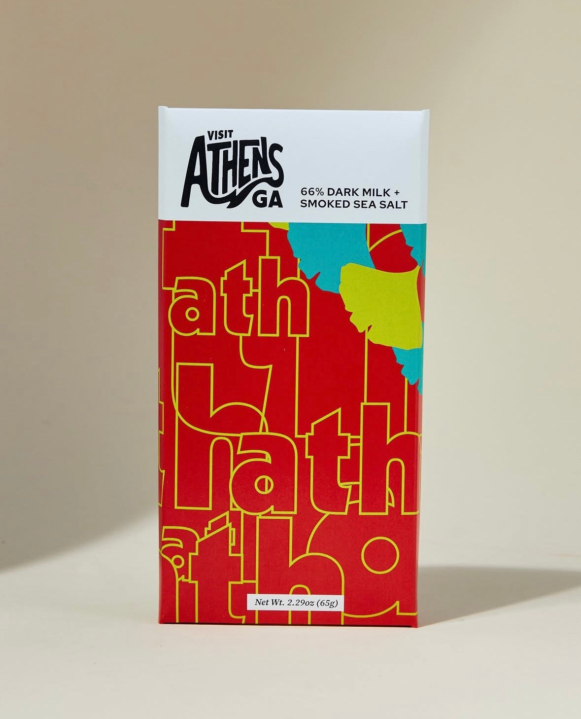 Visit Athens 66% Dark Milk Chocolate + Smoked Sea Salt - Case