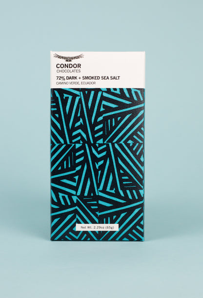 72% Dark Chocolate + Smoked Sea Salt - Case