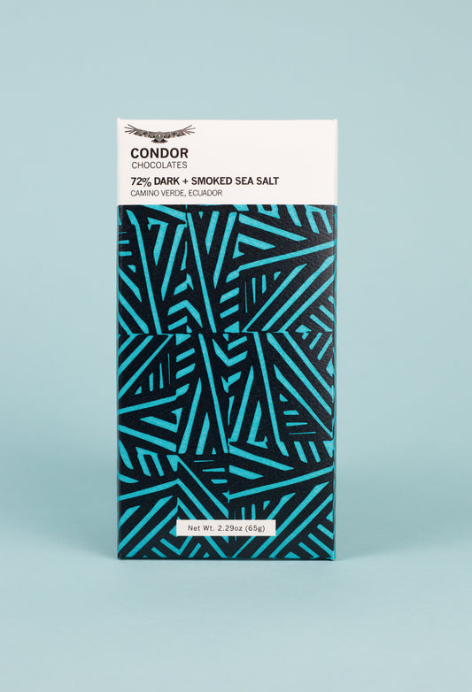 72% Dark Chocolate + Smoked Sea Salt - Case